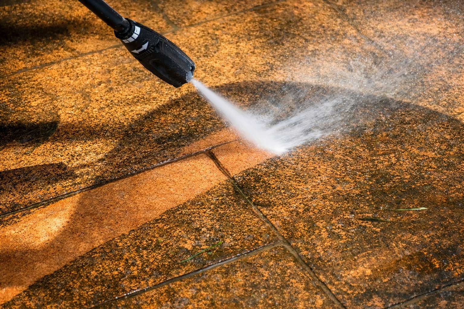 Pressure washing project